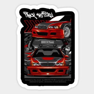 GTR E46 Track Mastery Sticker